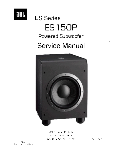 . Various Jbl-ES150P actsub  . Various SM scena JBL Jbl-ES150P actsub.pdf