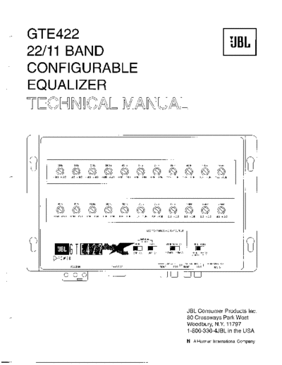 . Various Jbl-GTE422 equal  . Various SM scena JBL Jbl-GTE422 equal.pdf
