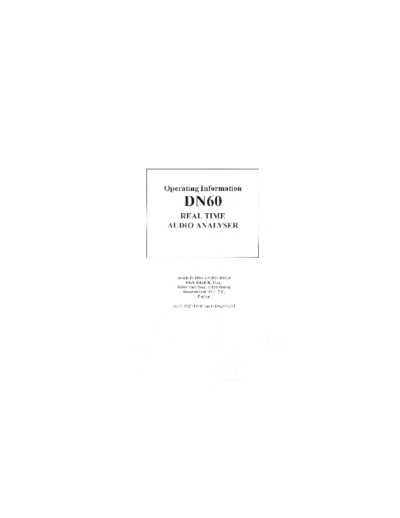 . Various DN60 User Manual  . Various SM scena Klark Teknik DN60 User Manual.pdf
