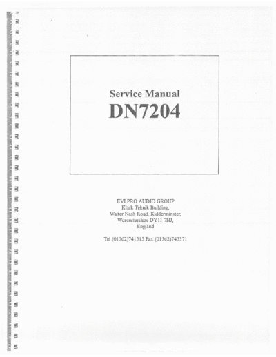 . Various KlarkTeknik-DN7204 delay  . Various SM scena Klark Teknik KlarkTeknik-DN7204 delay.pdf