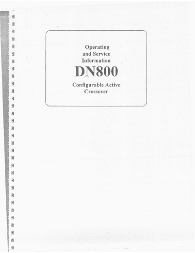 . Various KlarkTeknik-DN800 actcross  . Various SM scena Klark Teknik KlarkTeknik-DN800 actcross.pdf