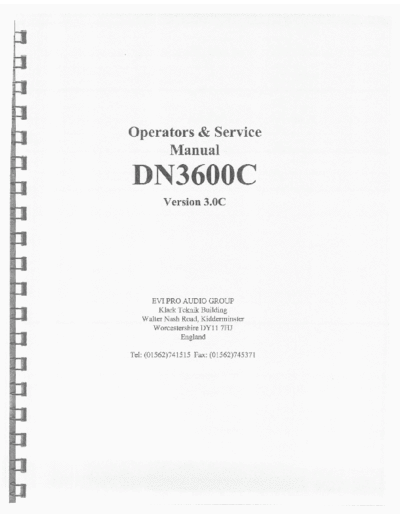 . Various klark-teknik dn3600c  . Various SM scena Klark Teknik klark-teknik_dn3600c.pdf