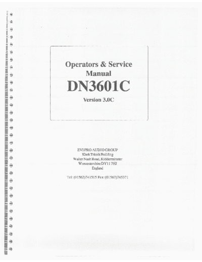 . Various klark-teknik dn3601c  . Various SM scena Klark Teknik klark-teknik_dn3601c.pdf