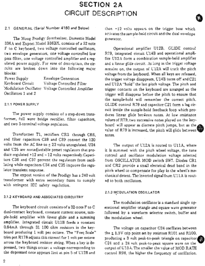 . Various Moog Prodigy Service Manual  . Various SM scena Moog Moog Prodigy Service Manual.pdf