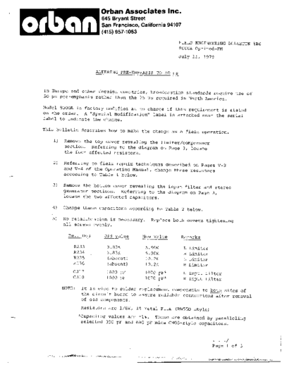 . Various 8000 50us pre-e mod  . Various SM scena Orban 8000_50us_pre-e_mod.pdf