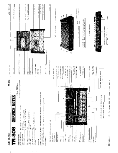 . Various Roland TR-808 Service Manual  . Various SM scena Roland Roland TR-808 Service Manual.pdf