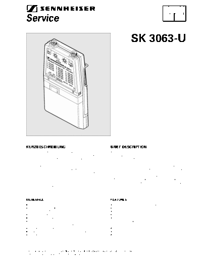 . Various 80501  . Various SM scena Sennheiser 80501.pdf