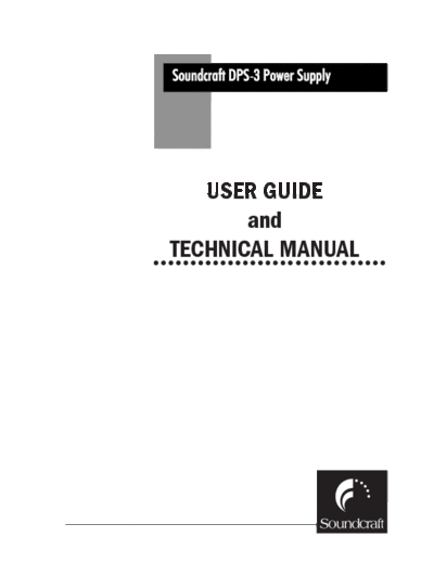 . Various DPS-3  . Various SM scena Soundcraft DPS-3.pdf