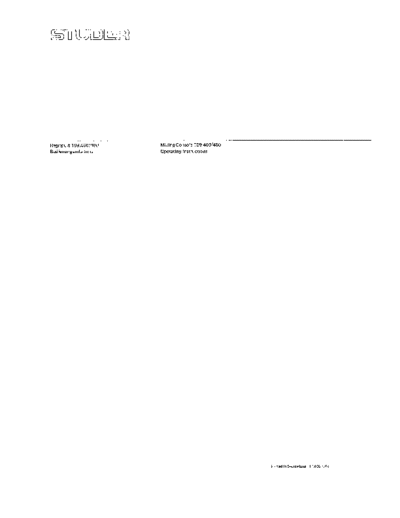 . Various 189 Quadro Op Serv  . Various SM scena Studer 189_Quadro_Op_Serv.pdf