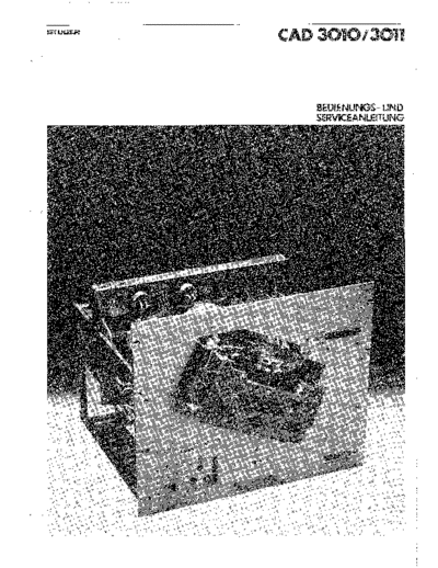 . Various CAD3010-3011 Op Serv  . Various SM scena Studer CAD3010-3011_Op_Serv.pdf