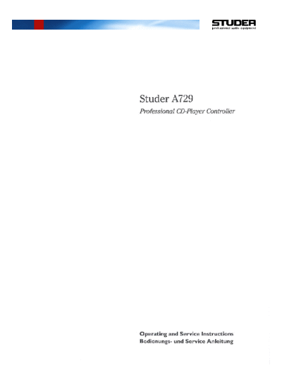 . Various A729 Op Serv  . Various SM scena Studer A729_Op_Serv.pdf