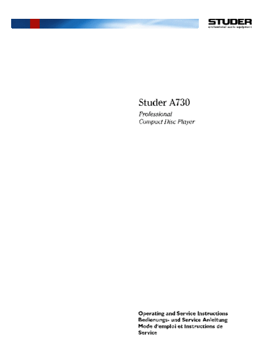 . Various A730 Op Serv  . Various SM scena Studer A730_Op_Serv.pdf