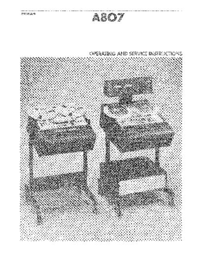 . Various A807 MkI Op Serv E  . Various SM scena Studer A807_MkI_Op_Serv_E.pdf