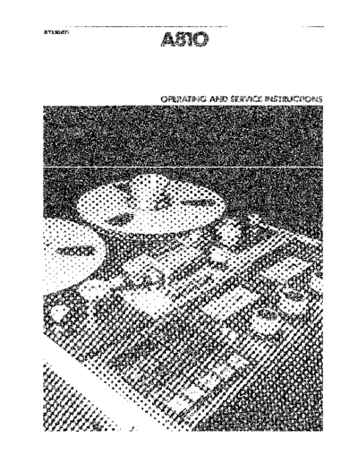 . Various A810 Op Serv E  . Various SM scena Studer A810_Op_Serv_E.pdf