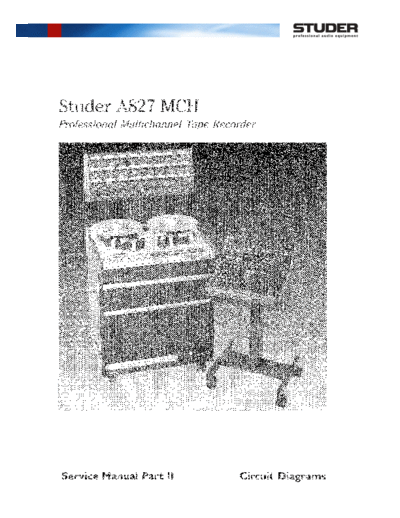 . Various A827 MCH Serv Part2  . Various SM scena Studer A827_MCH_Serv_Part2.pdf
