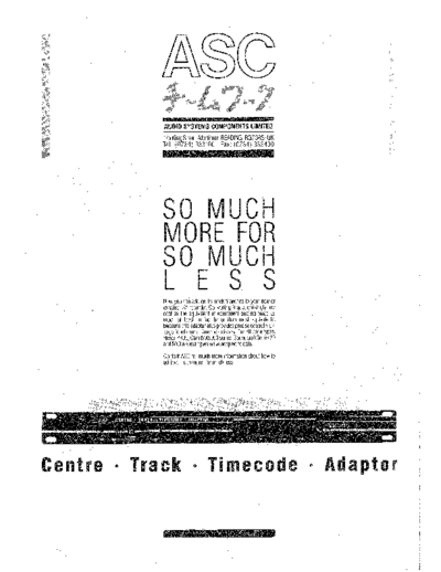 . Various ASC TC Adapter for Revox C270  . Various SM scena Studer ASC_TC_Adapter_for_Revox_C270.pdf