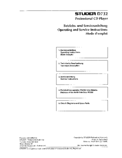 . Various D732 Op Serv  . Various SM scena Studer D732_Op_Serv.pdf