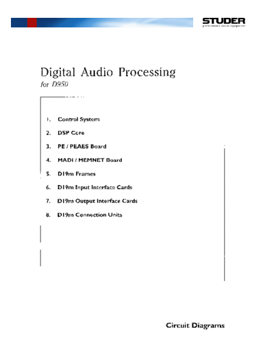 . Various D950 DigAudioProc Diagrams  . Various SM scena Studer D950_DigAudioProc_Diagrams.pdf