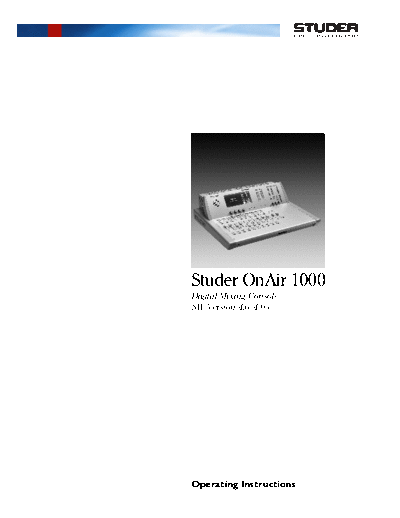 . Various OnAir1000 V403 Op  . Various SM scena Studer OnAir1000_V403_Op.pdf