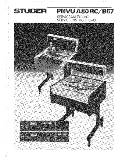 . Various PNVU A80RC-B67 Serv  . Various SM scena Studer PNVU_A80RC-B67_Serv.pdf