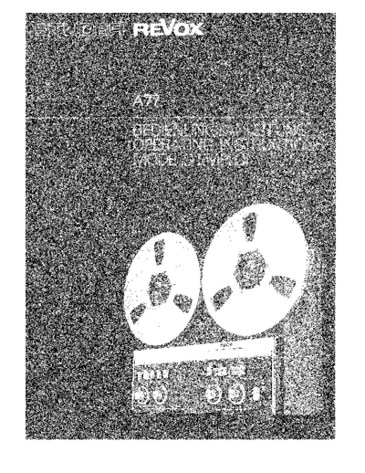 . Various Revox A77 Op  . Various SM scena Studer Revox_A77_Op.pdf