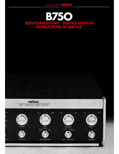 . Various Revox B750 Serv  . Various SM scena Studer Revox_B750_Serv.pdf