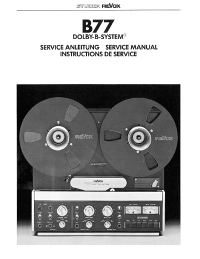 . Various Revox B77 Dolby Serv LR  . Various SM scena Studer Revox_B77_Dolby_Serv_LR.pdf