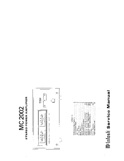 Mc INTOSH hfe mcintosh mc2002 service en  . Rare and Ancient Equipment Mc INTOSH Audio MC2002 hfe_mcintosh_mc2002_service_en.pdf