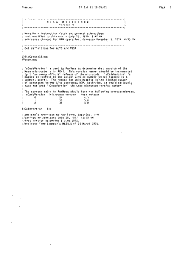 xerox Mesa 41 Microcode Jul81  xerox mesa 6.0 microcode Mesa_41_Microcode_Jul81.pdf