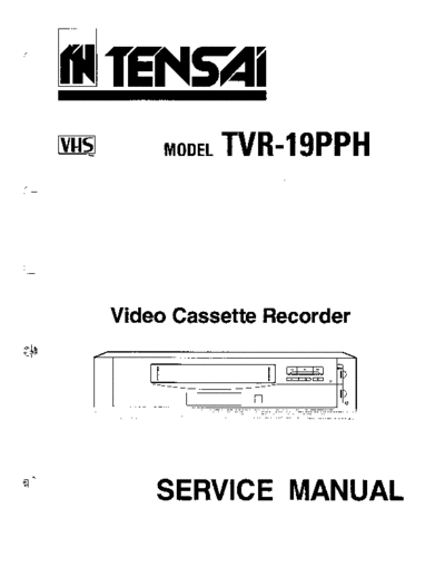 TENSAI +TV-R19PPH-WD  . Rare and Ancient Equipment TENSAI Video TV-R19PPH-WD TENSAI+TV-R19PPH-WD.pdf