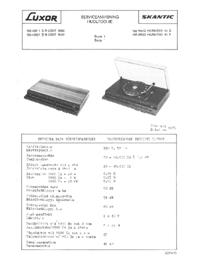 LUXOR hfe   dirigent 8000 8100 harmoni 40 schematics se  . Rare and Ancient Equipment LUXOR Audio Dirigent 8000 hfe_luxor_dirigent_8000_8100_harmoni_40_schematics_se.pdf