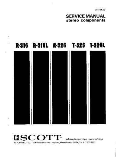 HH SCOTT hfe hh scott r-316 316l 326 526 526l service  . Rare and Ancient Equipment HH SCOTT Audio R-316 hfe_hh_scott_r-316_316l_326_526_526l_service.pdf