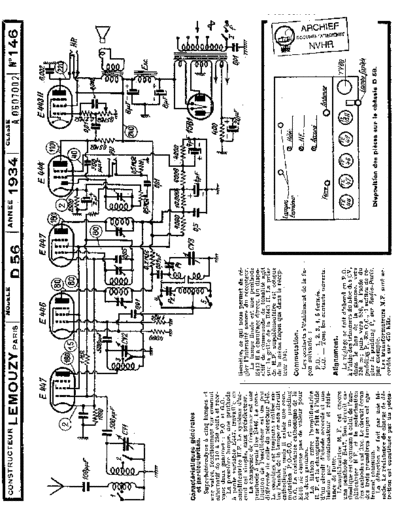 LEMOUZY Lemouzy D56  . Rare and Ancient Equipment LEMOUZY Audio D56 Lemouzy_D56.pdf