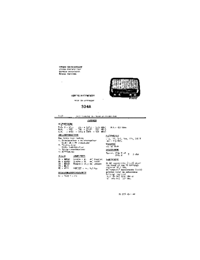 NSF Siera Aristona 304A  . Rare and Ancient Equipment NSF Audio H304A Siera Aristona_304A.pdf