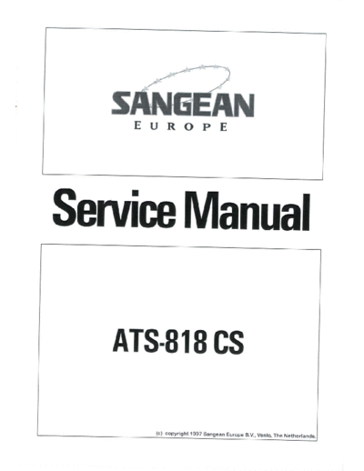 SANGEAN ats818acs-servicemanual  . Rare and Ancient Equipment SANGEAN Audio ATS818 ats818acs-servicemanual.pdf