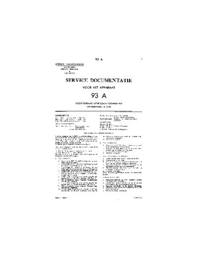 NSF Siera Aristona 93A  . Rare and Ancient Equipment NSF Audio H93A Siera Aristona_93A.pdf