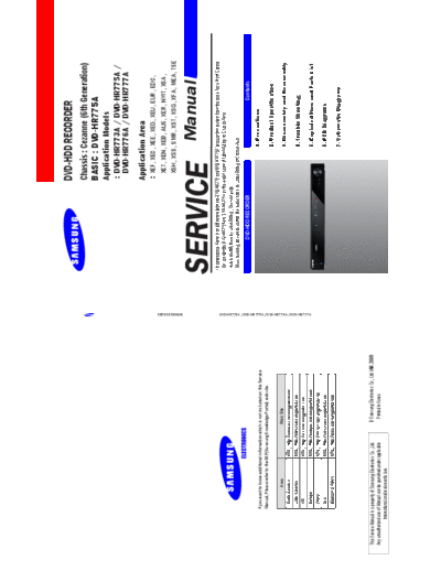 Samsung COVER  Samsung DVD DVD-HR773 DVD HR775 HR773 HR776 HR777 COVER.pdf