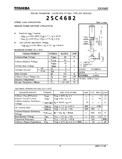 Toshiba 2sc4682  . Electronic Components Datasheets Active components Transistors Toshiba 2sc4682.pdf