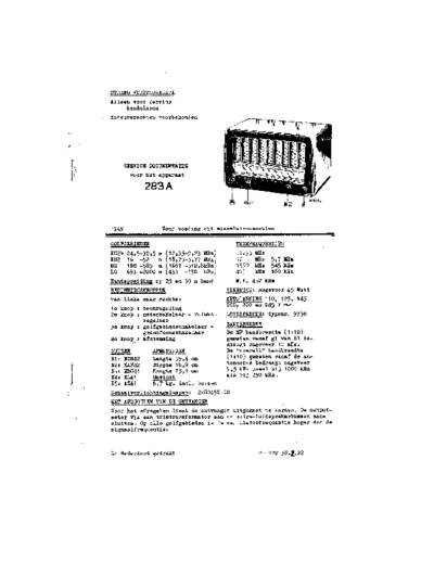 NSF Siera Aristona 283A  . Rare and Ancient Equipment NSF Audio H27U Siera Aristona_283A.pdf