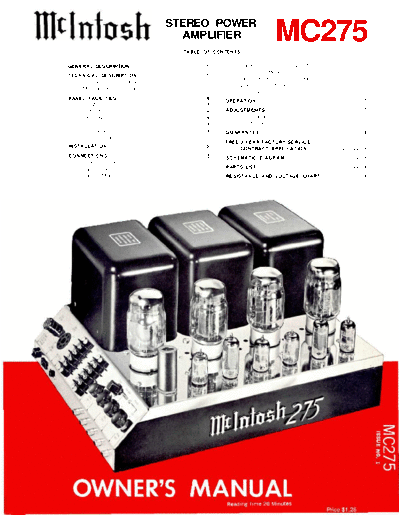 Mc INTOSH hfe mcintosh mc275  . Rare and Ancient Equipment Mc INTOSH Audio MC275 hfe_mcintosh_mc275.pdf