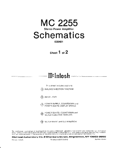 Mc INTOSH hfe mcintosh mc2255 schematics en  . Rare and Ancient Equipment Mc INTOSH Audio MC2255 hfe_mcintosh_mc2255_schematics_en.pdf