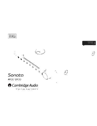 CAMBRIDGE hfe   audio sonata ar30 dr30 en  . Rare and Ancient Equipment CAMBRIDGE Audio Sonata AR30 hfe_cambridge_audio_sonata_ar30_dr30_en.pdf