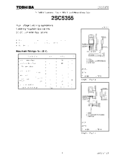 Toshiba 2sc5355  . Electronic Components Datasheets Active components Transistors Toshiba 2sc5355.pdf