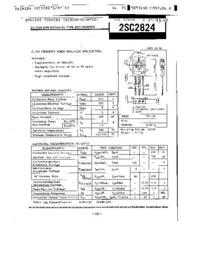 Toshiba 2sc2824  . Electronic Components Datasheets Active components Transistors Toshiba 2sc2824.pdf