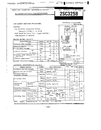 . Electronic Components Datasheets 2sc3258  . Electronic Components Datasheets Active components Transistors Toshiba 2sc3258.pdf