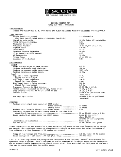 HH SCOTT hfe   340 service bulletin  . Rare and Ancient Equipment HH SCOTT Audio 340 hfe_hh_scott_340_service_bulletin.pdf