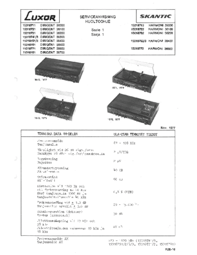 LUXOR hfe   dirigent 36000 service info se  . Rare and Ancient Equipment LUXOR Audio Dirigent 36000 hfe_luxor_dirigent_36000_service_info_se.pdf