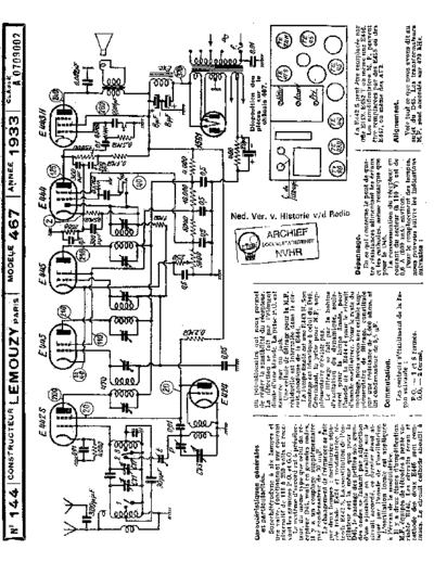 LEMOUZY 467  . Rare and Ancient Equipment LEMOUZY Audio 467 Lemouzy_467.pdf