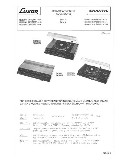 LUXOR hfe   dirigent 6000 schematics se  . Rare and Ancient Equipment LUXOR Audio Dirigent 6000 hfe_luxor_dirigent_6000_schematics_se.pdf