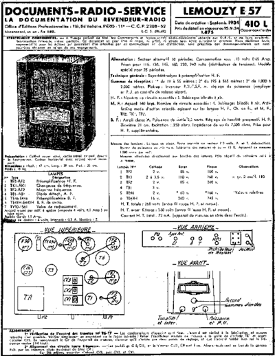 LEMOUZY Lemouzy E57  . Rare and Ancient Equipment LEMOUZY Audio E57 Lemouzy_E57.pdf